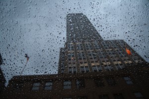 Empire State Building in the Rain     